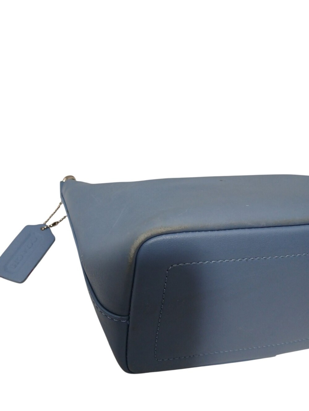 Vintage COACH Legacy Blue Leather Y2K Demi Shoulder B… - Gem